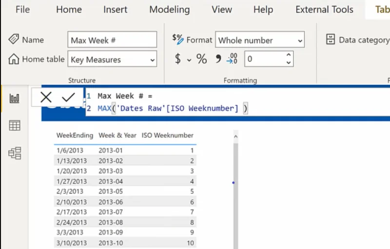 Dapatkan Nilai LuckyTemplates Minggu Sebelum Menggunakan DAX & Power Query