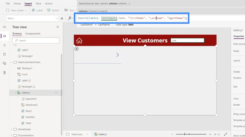 ฟิลด์ค้นหา PowerApps: วิธีเพิ่มและปรับแต่ง