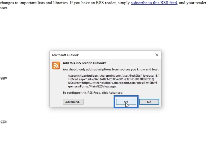 Suapan RSS Dalam SharePoint: Gambaran Keseluruhan