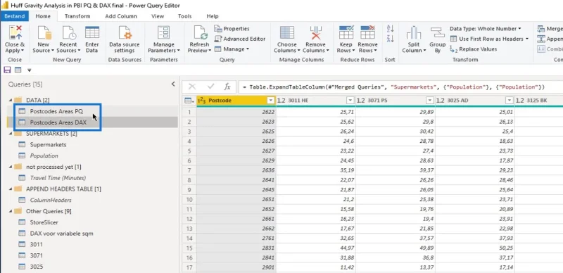 Analisis Model Graviti Huff Dalam LuckyTemplates