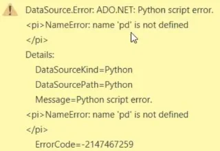 Kuasa BI Dengan Skrip Python Untuk Mencipta Jadual Tarikh