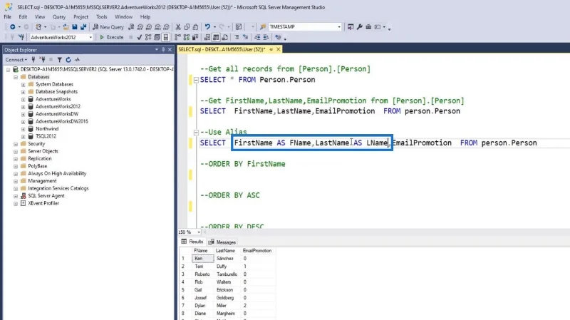 Pernyataan SQL SELECT: Satu Pengenalan