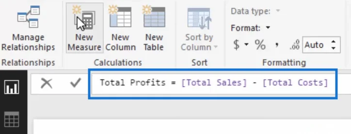 Berechnung der prozentualen Gewinnspanne mithilfe von DAX in LuckyTemplates