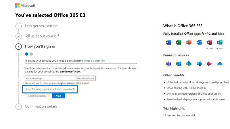Tutorial MS SharePoint: Penciptaan Akaun