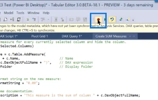 Editor Tabular LuckyTemplates: Semakan & Tutorial Versi 3