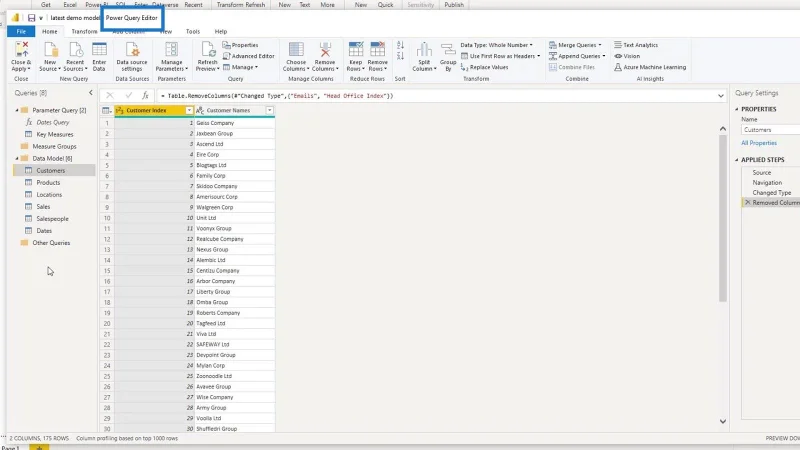 Mejores prácticas de Power Query para su modelo de datos