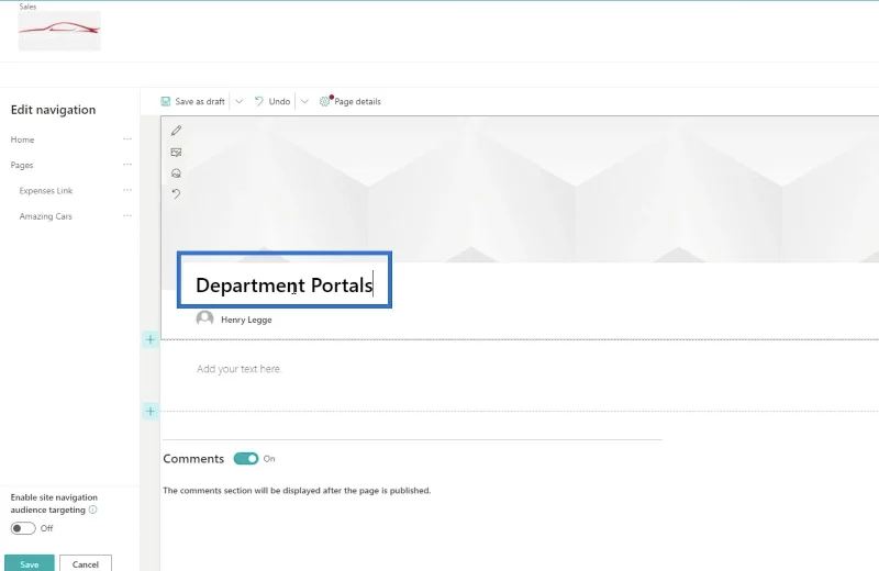 Elemen Navigasi Tapak SharePoint: Gambaran Keseluruhan