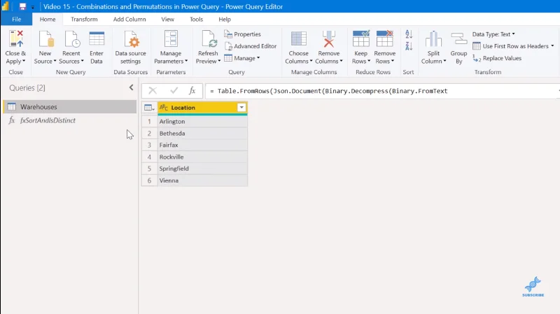Analisis Kombinatorial Menggunakan Power Query Dalam LuckyTemplates