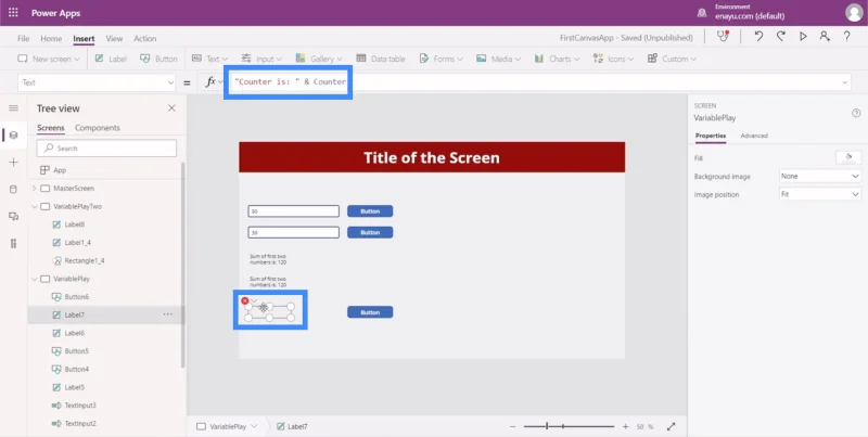 Pembolehubah PowerApps: Mengenalpasti Pembolehubah Kontekstual Dan Global