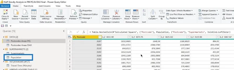Analisis Model Graviti Huff Dalam LuckyTemplates