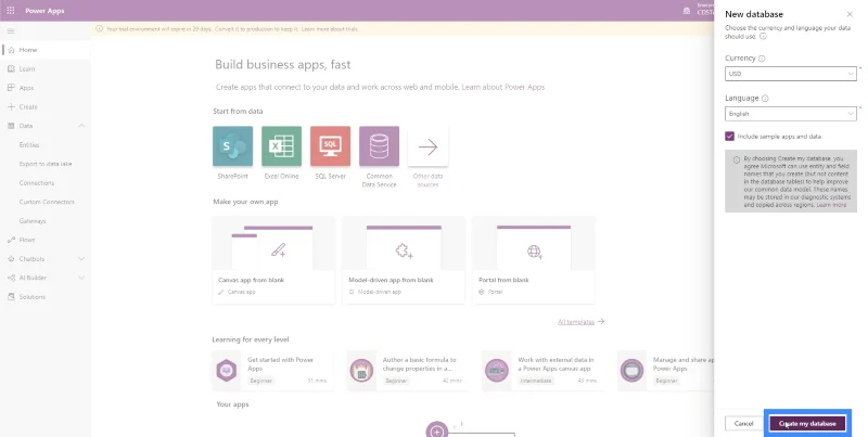 PowerApps CDS: Memahami Asas Dan Persediaan Persekitaran