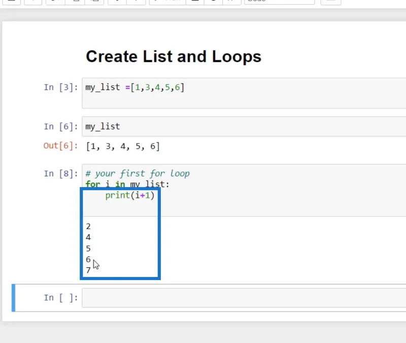 Senarai Python Dan Untuk Gelung Dalam LuckyTemplates