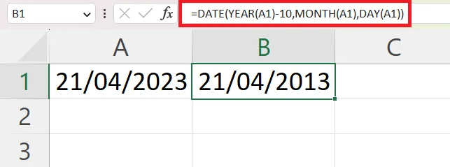 Cara Menolak Tarikh Dari Hari Ini Dalam Excel