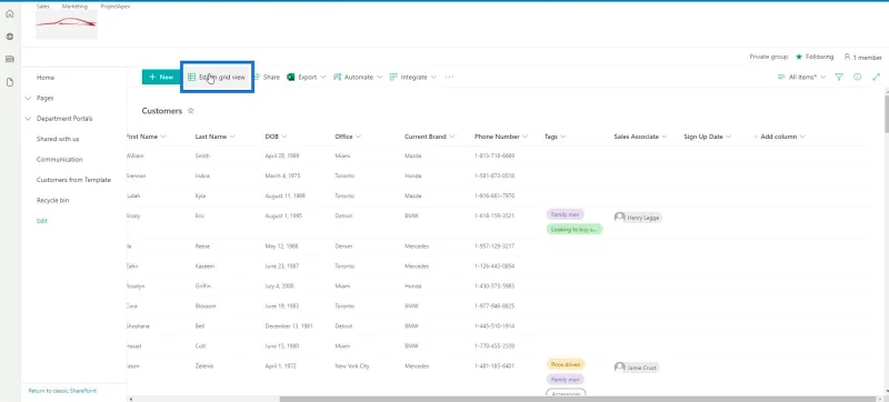 คอลัมน์จากการคำนวณใน SharePoint |  ภาพรวม