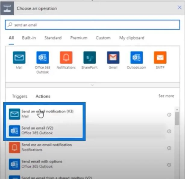 Hantar E-mel Dengan LuckyTemplates & Power Automate Platform