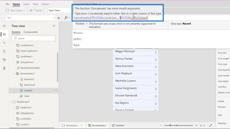 Fungsi Dan Formula PowerApps |  Satu Pengenalan