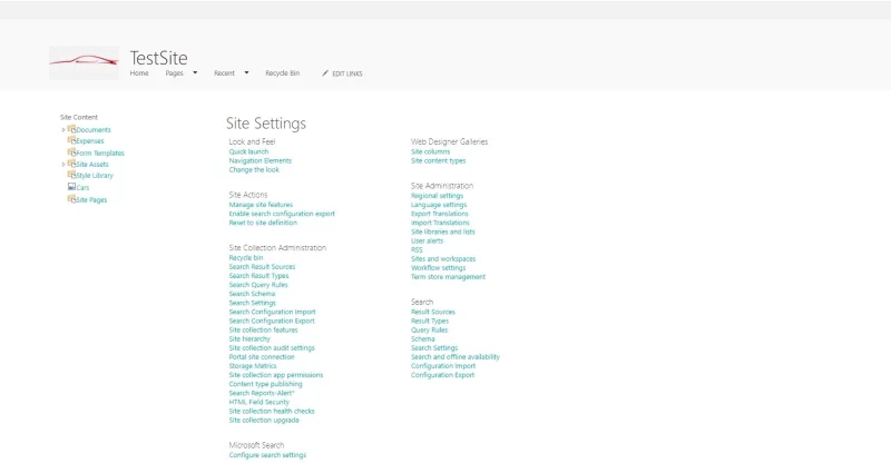 Pengalaman SharePoint Classic Design View