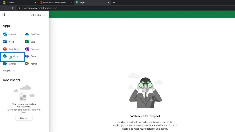 Tutorial MS SharePoint: Penciptaan Akaun