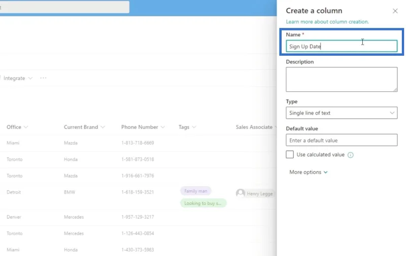 คอลัมน์จากการคำนวณใน SharePoint |  ภาพรวม