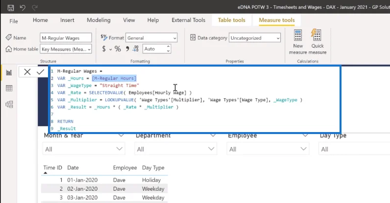 LuckyTemplates Timesheet & Wages DAX Solutions