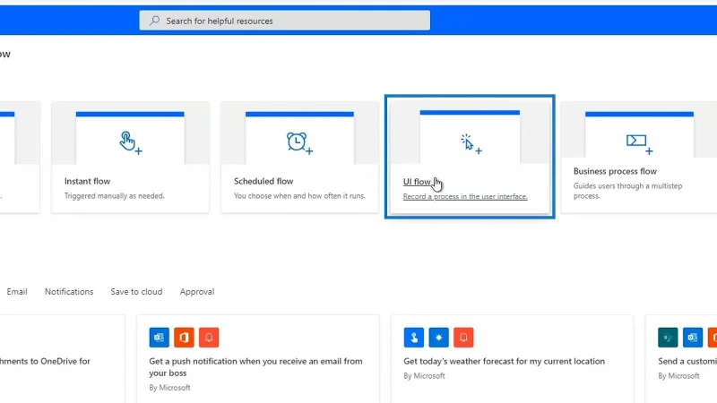 Output Aliran UI Dalam Automate Kuasa