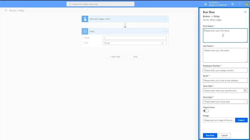 Input Aliran Kerja Dalam Microsoft Power Automate