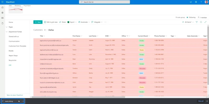Eksport Senarai SharePoint Ke Fail Excel Atau CSV