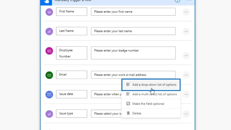 Input Aliran Kerja Dalam Microsoft Power Automate
