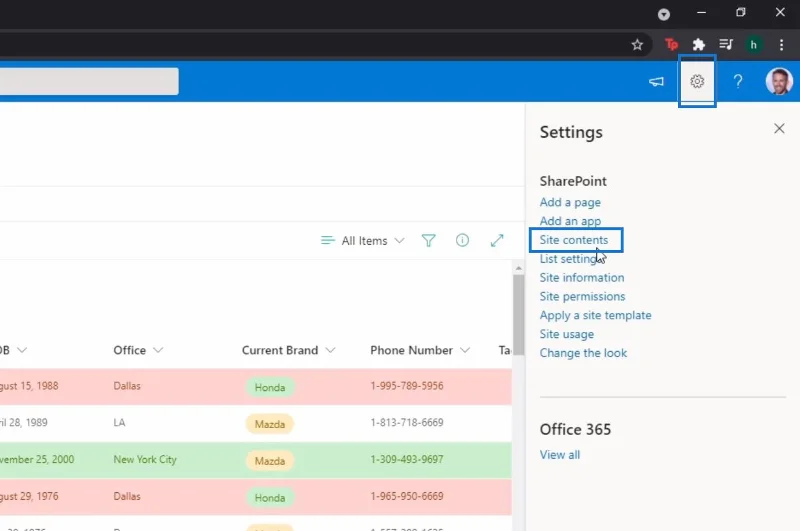 Platform SharePoint: Ciri Rangkaian Sosial