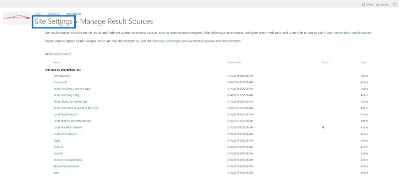 Fungsi Carian SharePoint