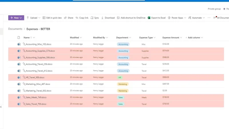Lihat Pemformatan Dalam SharePoint