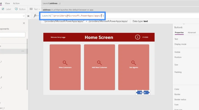 Fungsi Pelancaran PowerApps: Cara Melancarkan Perkhidmatan Lain Dari Apl Anda