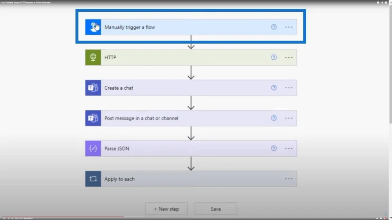 Hacer una solicitud HTTP en Power Automate