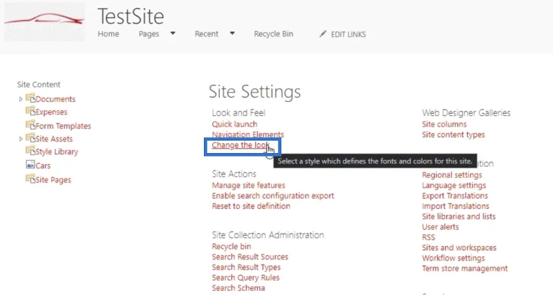 Pengalaman SharePoint Classic Design View