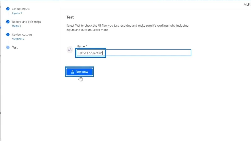 Input Aliran UI Dalam Microsoft Power Automate