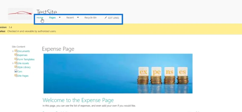 Pengalaman SharePoint Classic Design View