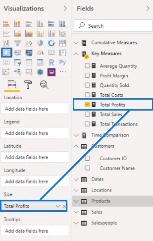 Pilihan Visualisasi Dalam LuckyTemplates