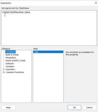 Cipta Carta Gantt Dalam LuckyTemplates Report Builder