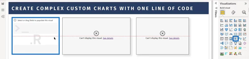 Menggunakan R Dalam LuckyTemplates: Mencipta Visual Kompleks