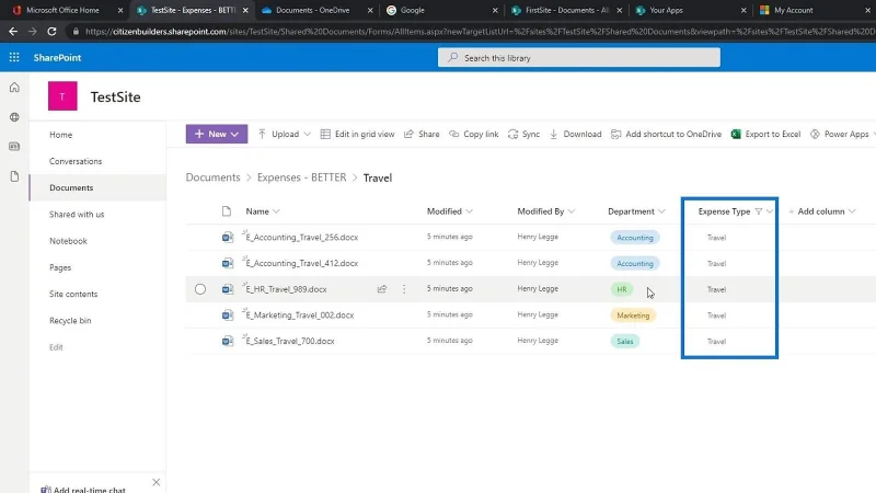 Penapisan Metadata Dalam Fail SharePoint