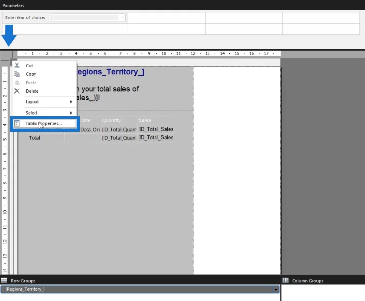 Cara Membuat Parameter Dalam LuckyTemplates's Report Builder