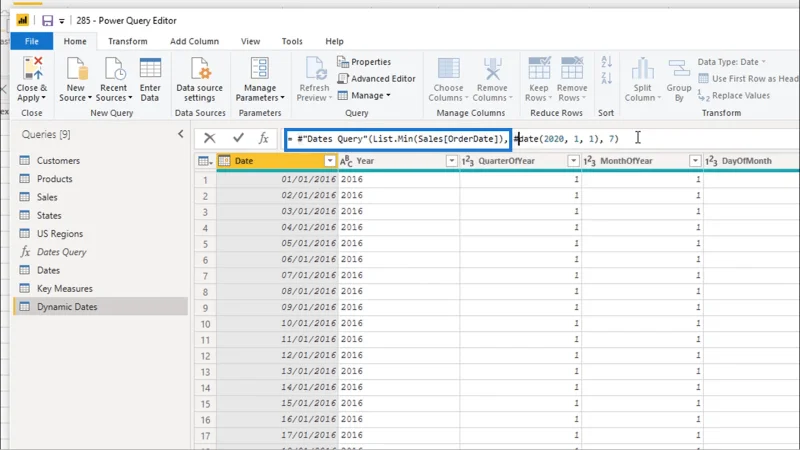 Mencipta Jadual Pertanyaan Tarikh Dinamik Dalam LuckyTemplates: Tutorial Editor Pertanyaan