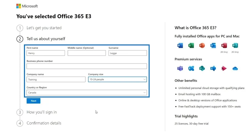 Tutorial MS SharePoint: Penciptaan Akaun