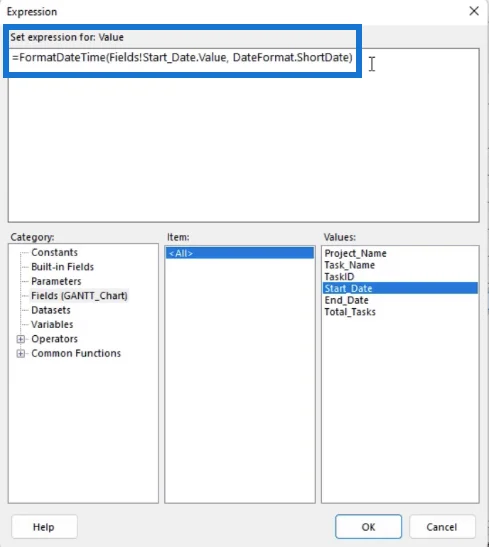 Cipta Carta Gantt Dalam LuckyTemplates Report Builder: Satu Pengenalan