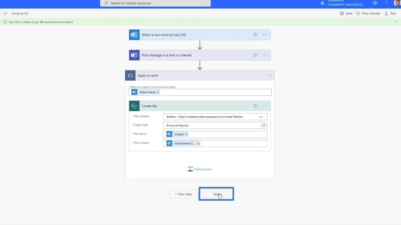 Aliran MS: Bagaimana Untuk Muat Naik Dalam SharePoint Melalui E-mel