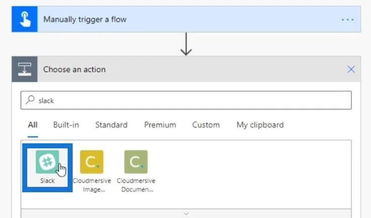 Schaltflächenfluss in Microsoft Power Automate