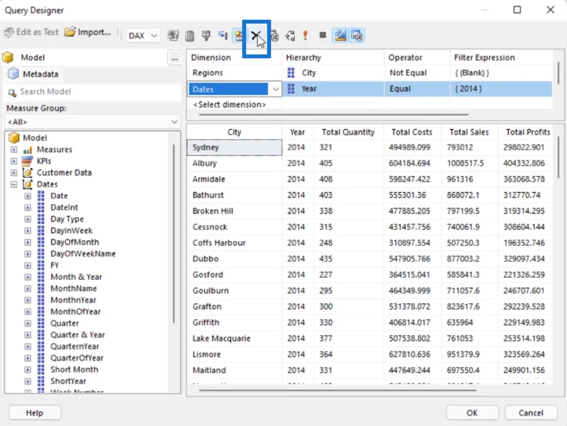 Tutorial Pembina Laporan: Isih & Tapis Data Dalam Laporan Bernombor