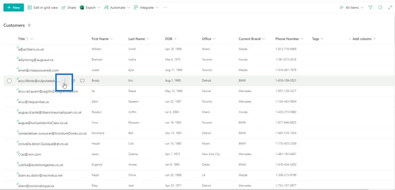 Hinzufügen eines SharePoint-Auswahlfelds zu einer Liste