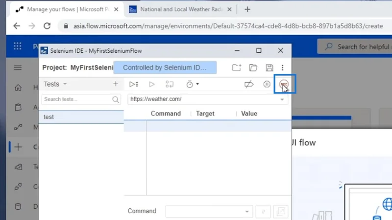 Selenium IDE Dalam Aliran UI Power Automate