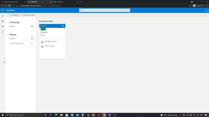 SharePoint-Tutorial: Erstellen einer neuen Site